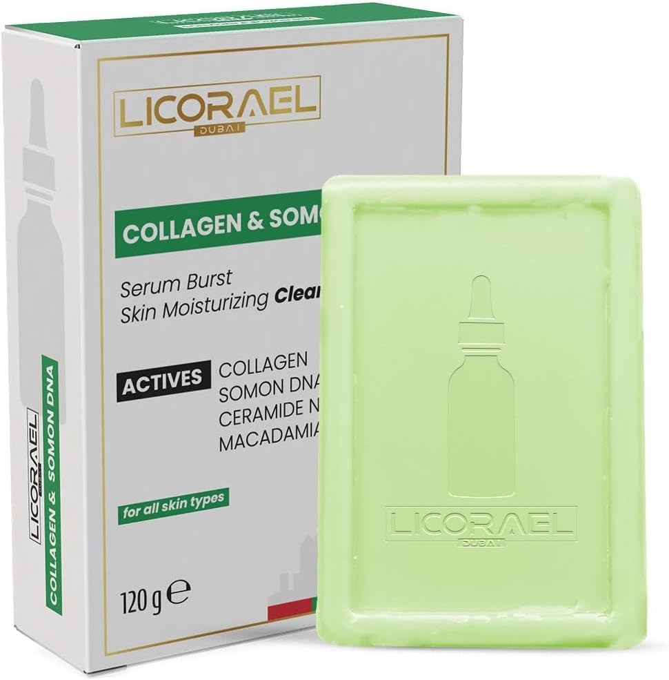 Collagen & Somon DNA Sabunu 120g – Nemlendirici Cilt Bakım Sabunu, Ceramide NP ve Macadamia Yağı İçerikli – Tüm Cilt Tipleri İçin Uygun