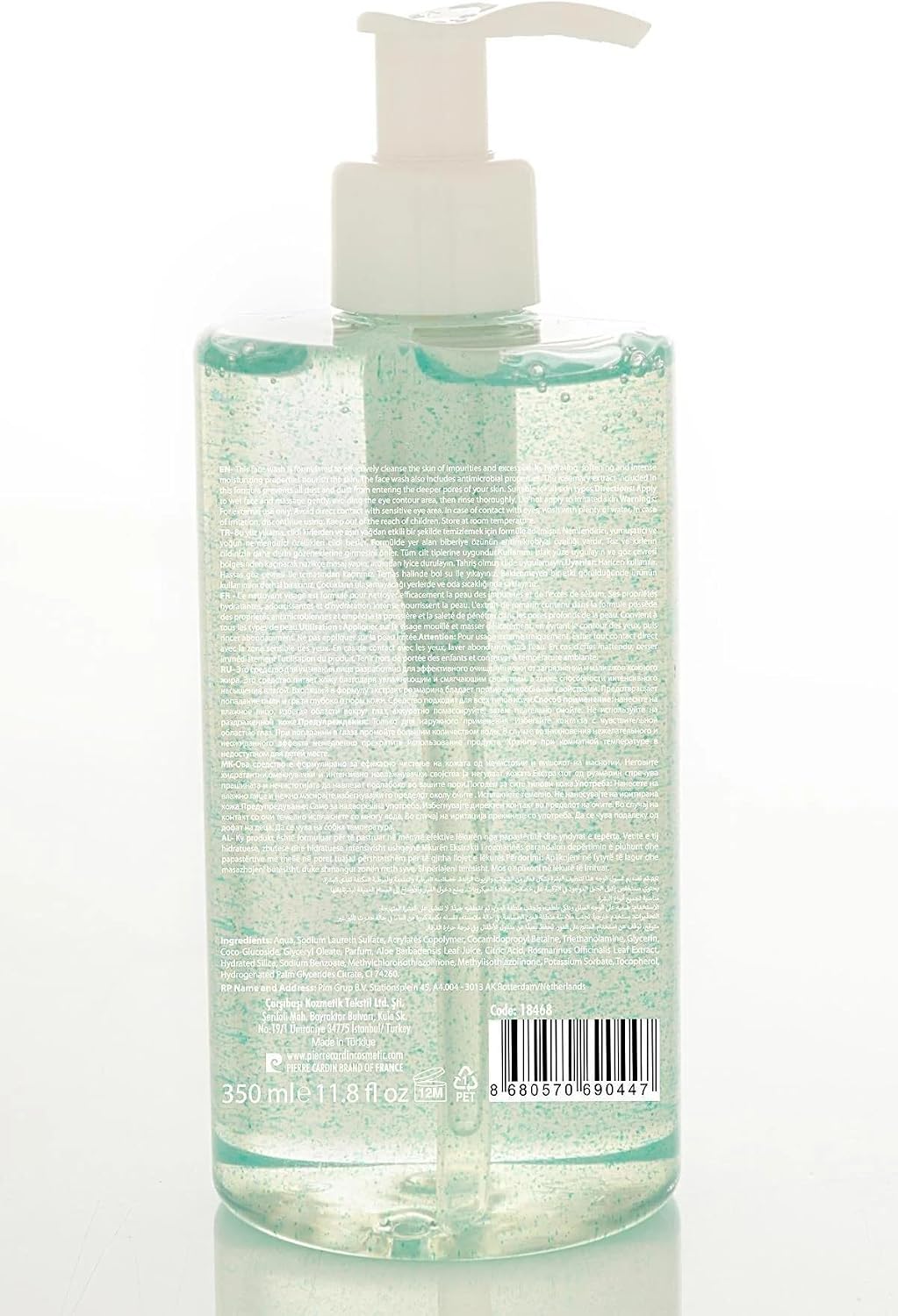 Moisturizing Facial Cleanser with Aloe Vera & Rosemary Extract-Köpük Jel