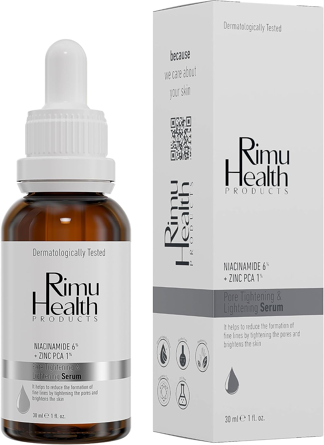 Gözenek Sıkılaştırıcı Siyah Nokta ve Sivilce Karşıtı Serum 30ML (Niacinamide 6%+Zınc Pca)
