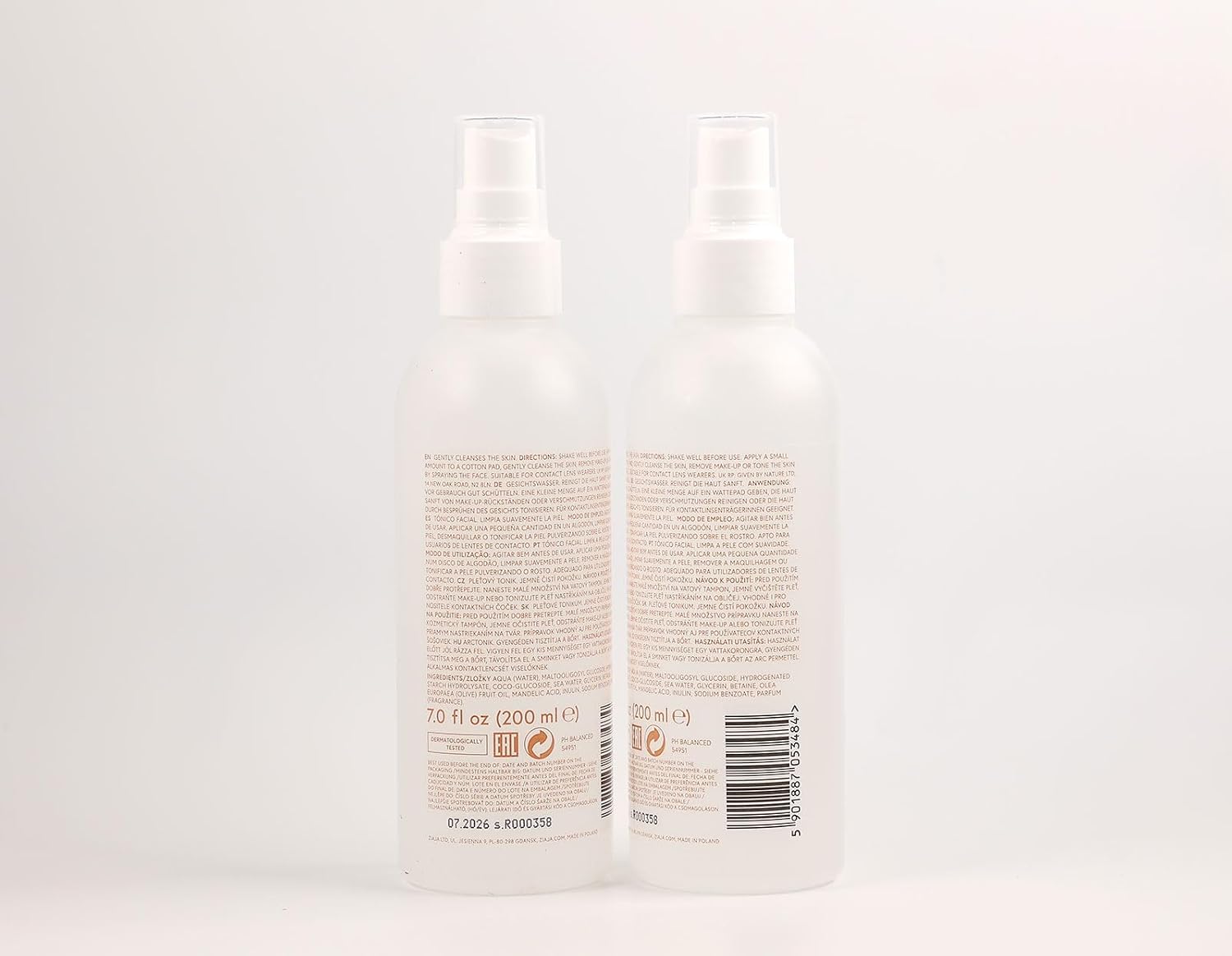 Doğal Bakım Yüz Tonik 200 ml