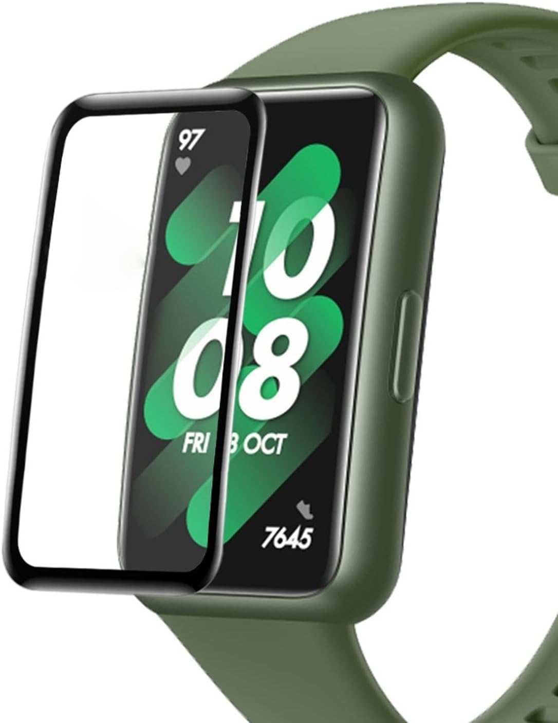 Huawei Band 9 Tam Kaplayan Nano Cam Ekran Koruyucu Siyah [Band 9 ile Uyumlu Ekran Koruyucu - Siyah]