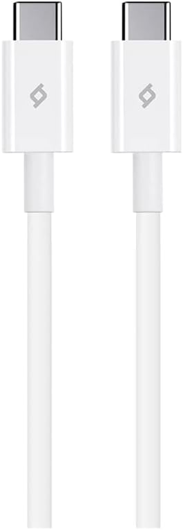 USB-C - USB-C 120cm 60W PD/QC Hızlı Şarj/Data Kablosu Beyaz