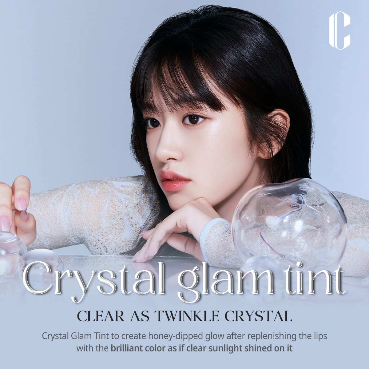 CLIO Yapışkanlık Hissi Vermeyen Yoğun Işıltılı Tint CLIO Crystal Glam Tint (08 Gentle Cinnamon)