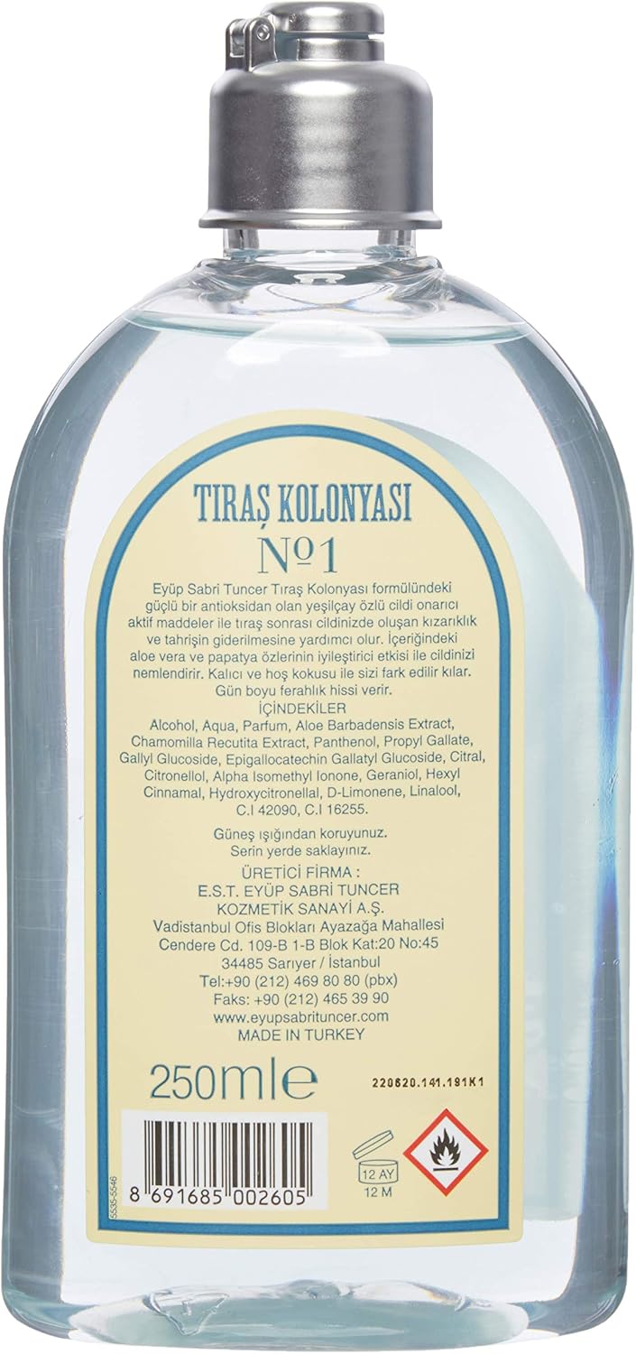 Eyüp Sabri Tuncer No:1 250 ml Tıraş Kolonyası