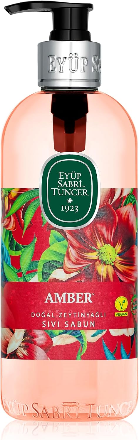 Eyüp Sabri Tuncer Doğal Zeytinyağlı Sıvı Sabun Amber (500 ml)