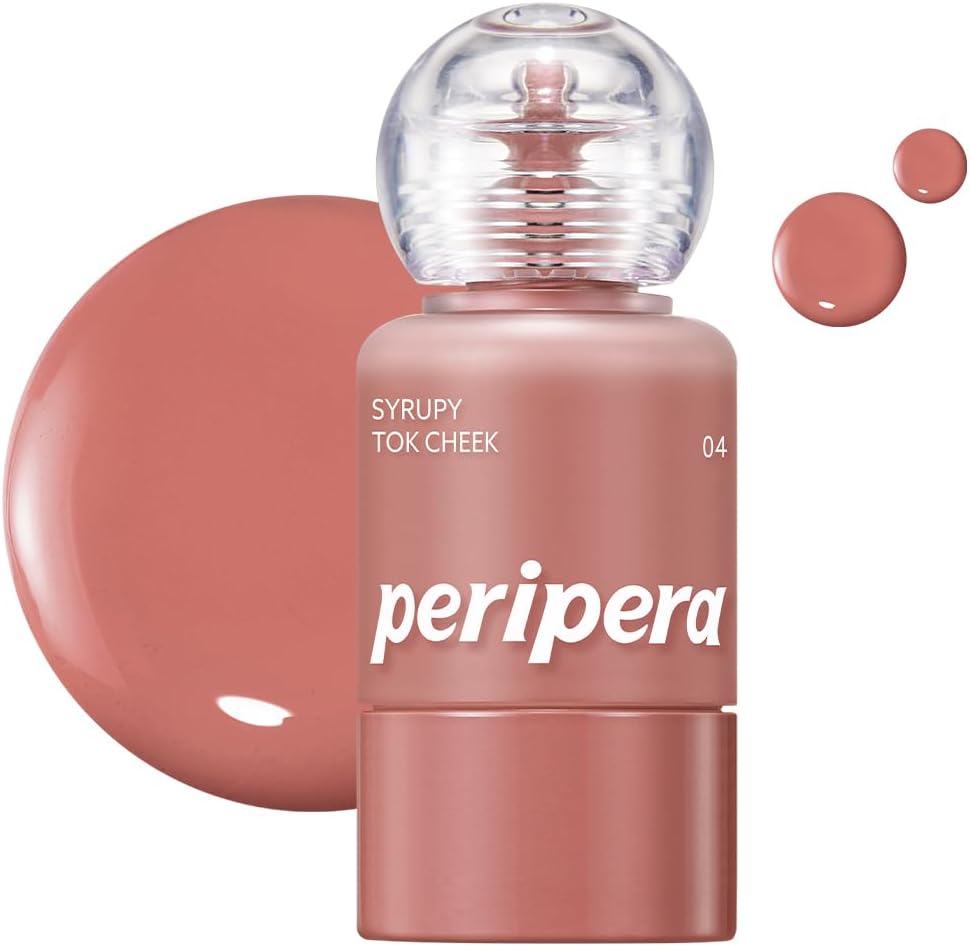 İnce Yapılı, Ciltle Bütünleşen, Pigmentli Likit Allık Syrupy Tok Cheek (04 Sunshine Fig)