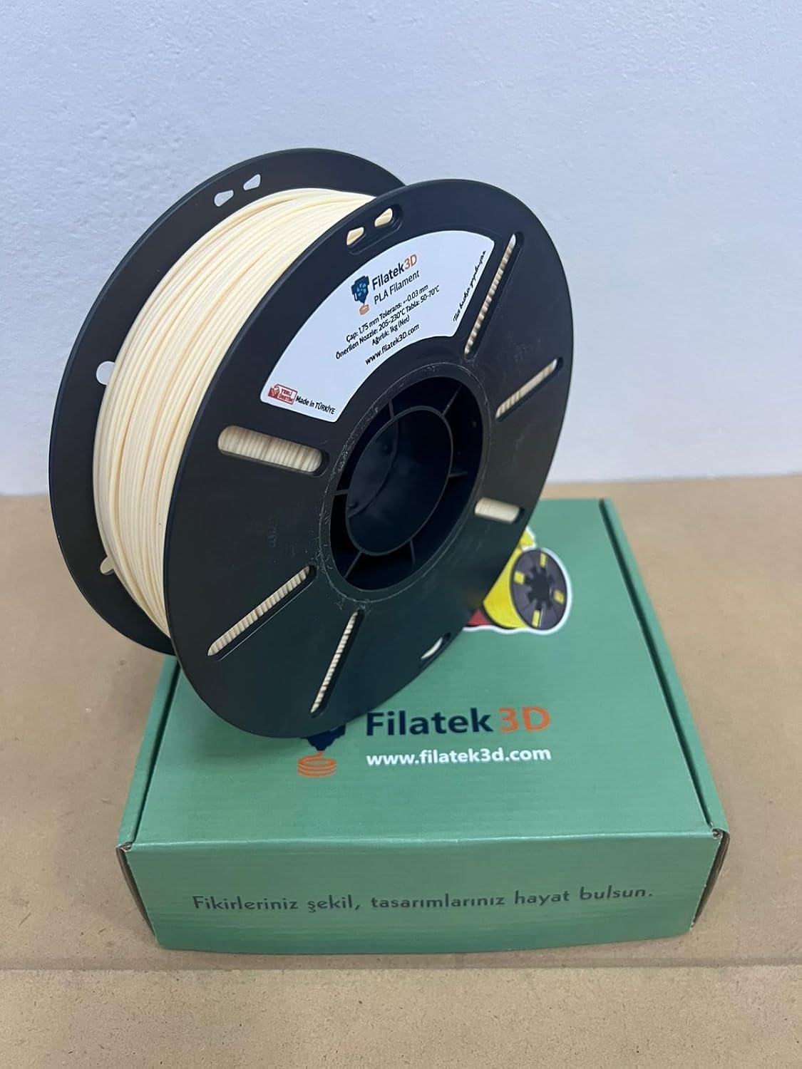 Hyper 1.75mm Ten Rengi 1kg-Hızlı 3D Yazıcı Filamenti - Profesyonel Baskı
