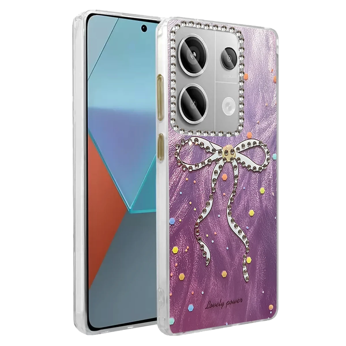 Xiaomi Redmi Note 13 Pro 4G Kılıf Blade Aynalı Desenli Kapak - Desen 1