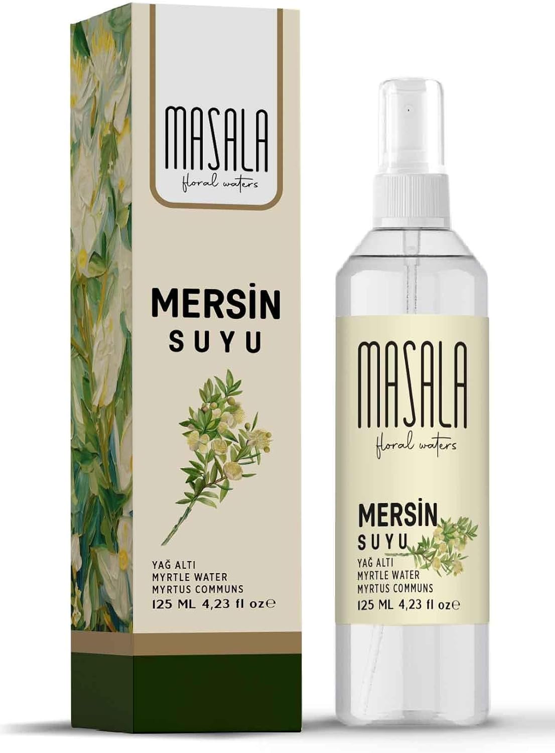 Mersin Suyu 125 ml - Myrtle Floral Water -Sebum Ve Yağ Dengeleyici Hidrosol