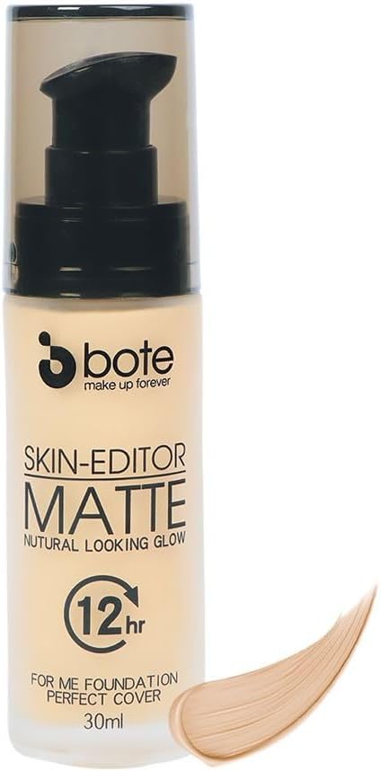 Makeup Skin-Editor Matte Natural Looking Glow For Me Foundation 02