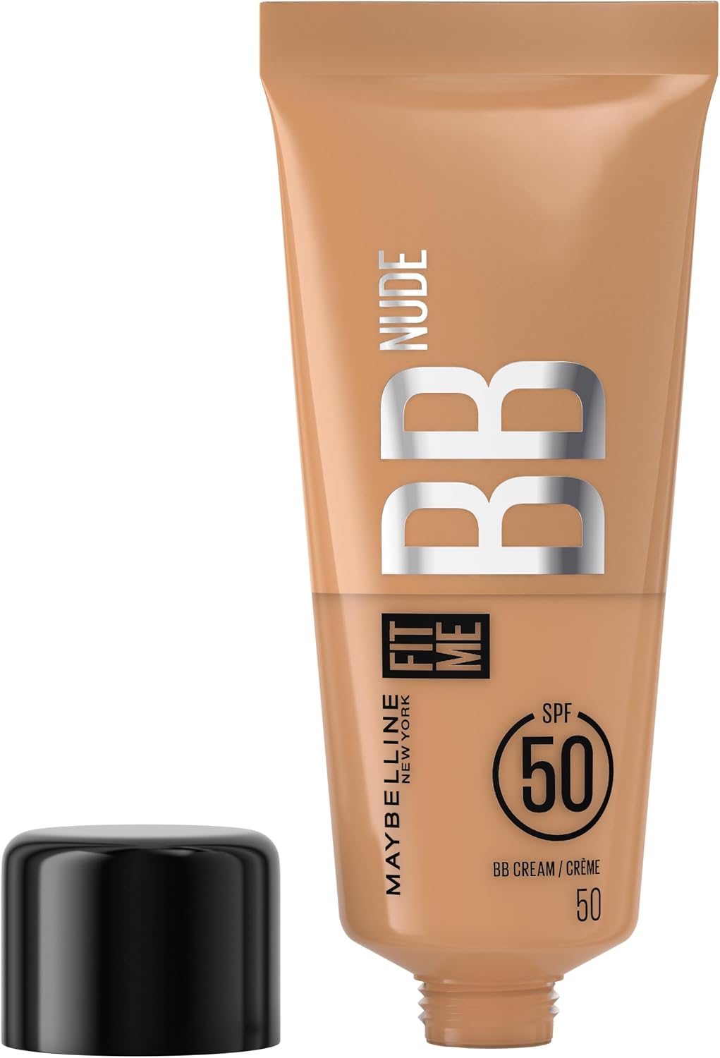 New York Fit Me Nude Cilt Bakımı Etkili Nemlendirici SPF50 BB Krem - 50