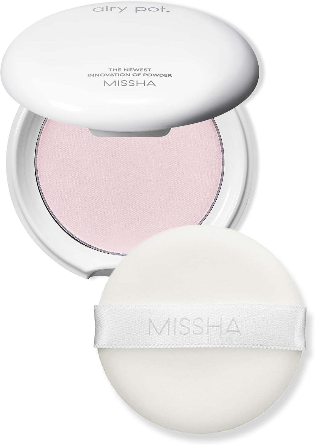 Aydınlık ve Canlı Görünüm Sunan Ultra Hafif Sıkıştırılmış Pudra 8g Airy Pot Pressed Powder Pink