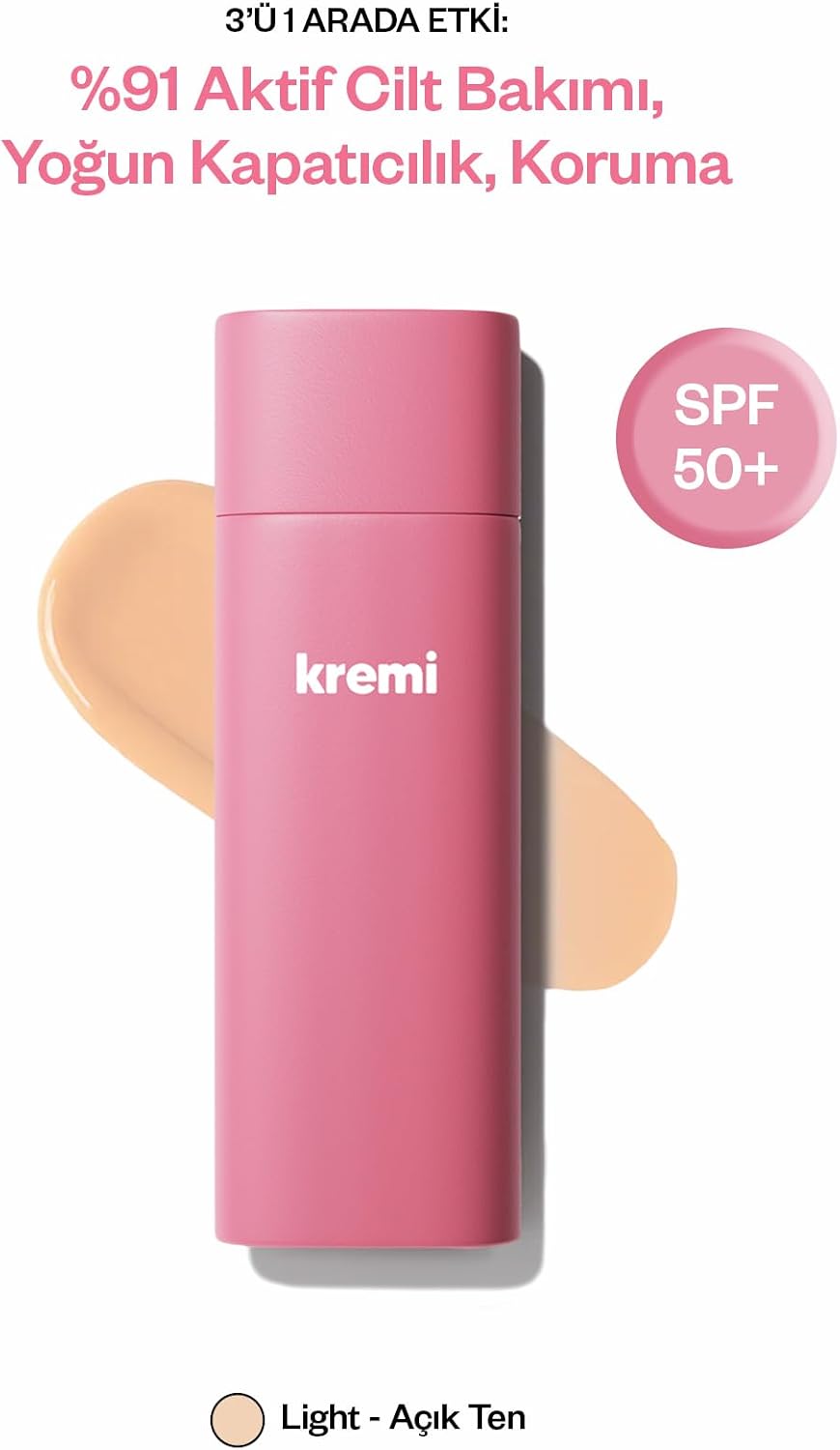 ALL IN ONE BB CREAM Light · SPF 50+ · Yüksek Kapatıcılık · Nemlendirici Ton Eşitleyici · Suya Dayanıklı · 50 ml