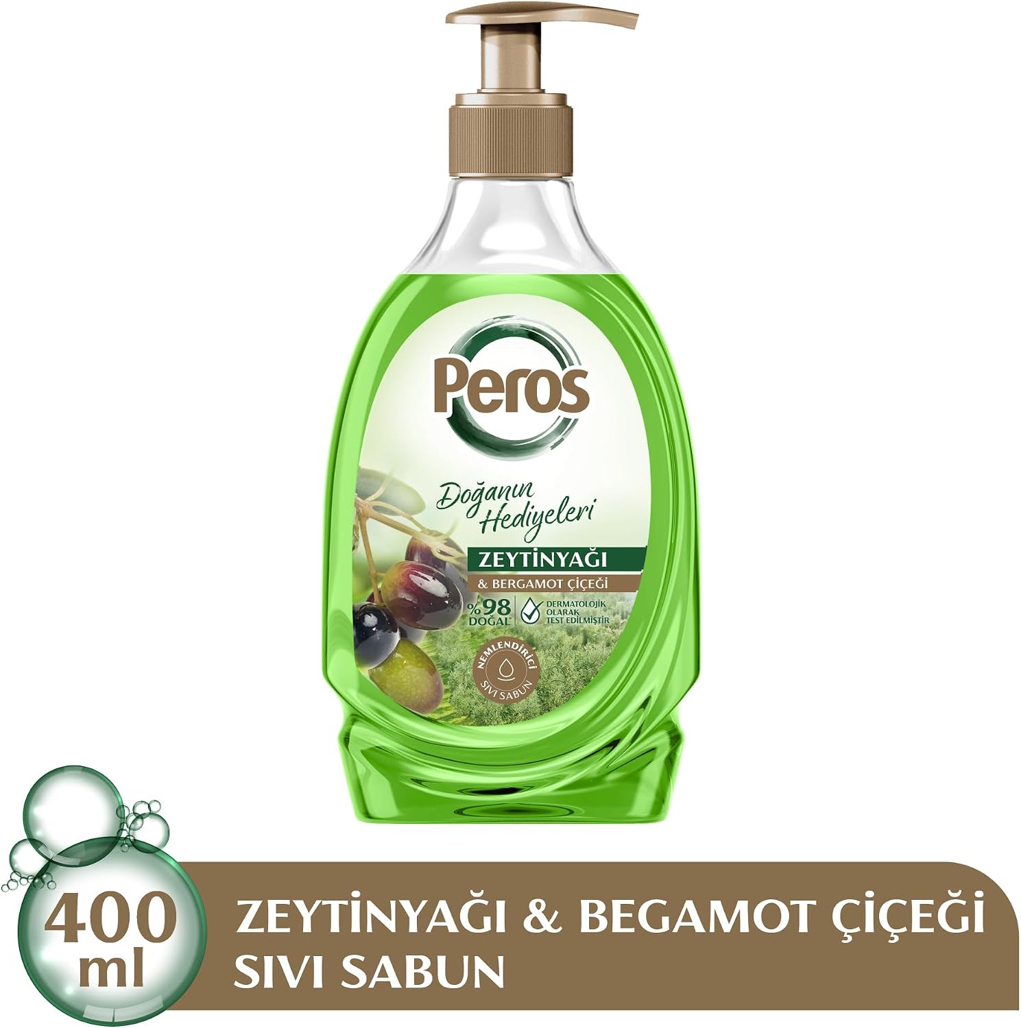 Doğanın Hediyeleri Zeytinyağlı & Bergamot Çiçeği Sıvı Sabun 400 G