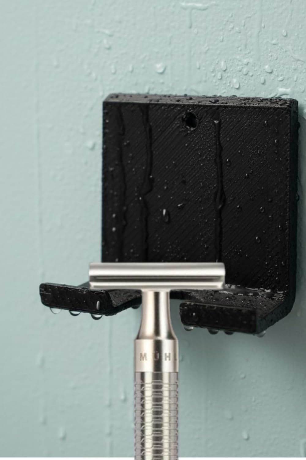 Yapışkanlı Traş Bıçak Bıçağı ve Jilet Tutucu Banyo Duşakabin Traş Bıçaklık Jiletlik Organizer