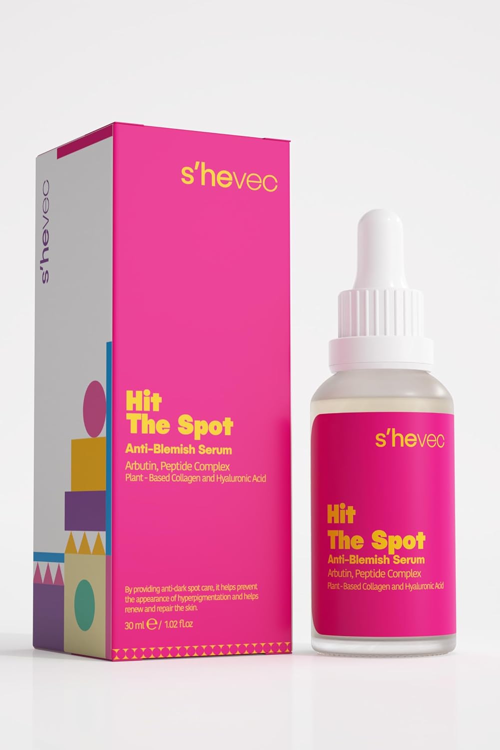 HIT THE SPOT – Leke Bakımı | Onarmaya Yardımcı Arbutin ve Peptit Kompleksi İçeren Serum (30 ml)