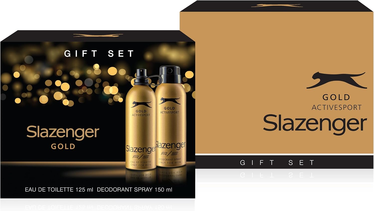 Active Sport Gold Eau de Toilette & Deodarant Set (125+150 ml)