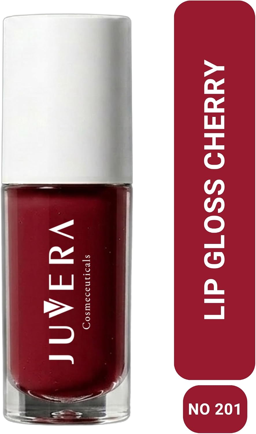 Juvera Lip Gloss Cherry 3 in 1 Nemlendirici Renkli Dudak Parlatıcısı, 5 ml