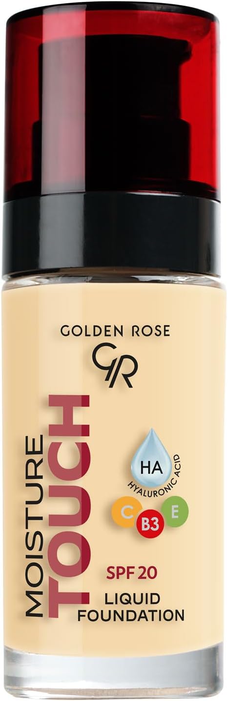 Moisture Touch Foundation No: 102 - Hyaluronik Asitli Nemlendirici Fondöten SPF 20-30 ml