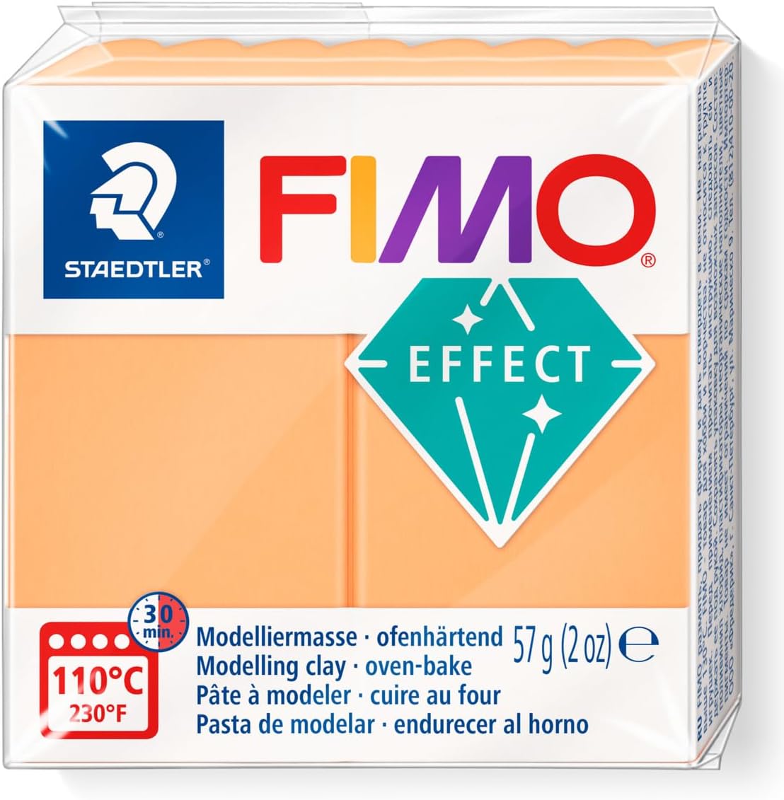 Staedler FIMO 8010-401 Modelleme Kili Fımo Effect Neon Turuncu