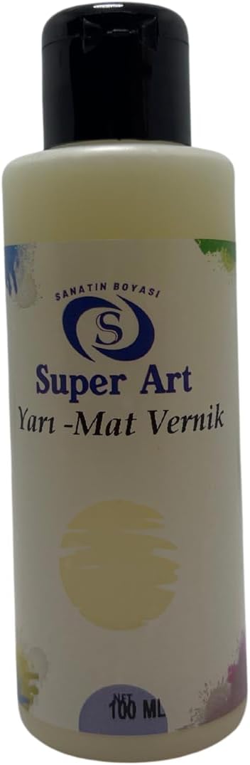 Superart Su Bazlı Vernik Yarı-Mat 100 mL
