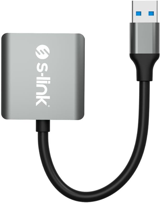 SL-CR21 Type C ve USB3.0 SD/Micro SD 110m/S Hızlı 2 in 1 Metal Kart Okuyucu