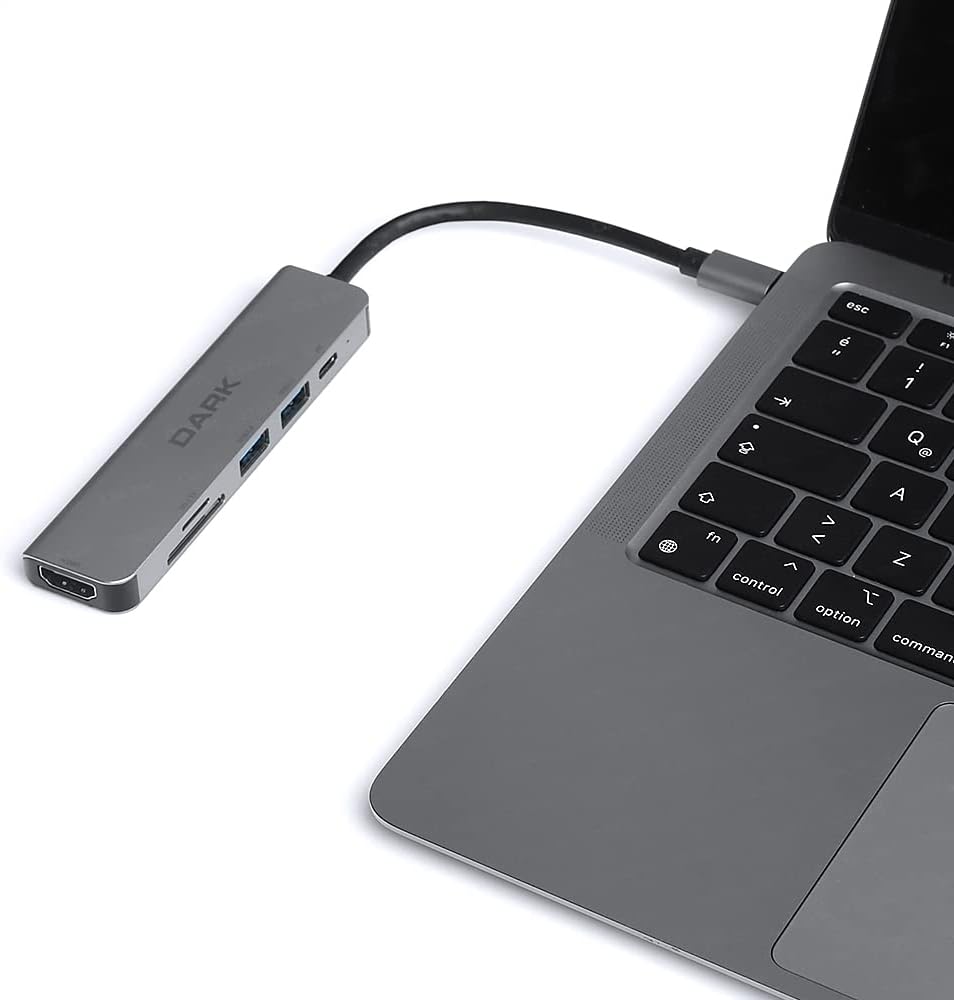 USB 3.1 Type-C 6 in 1 HDMI/TF SD Kart Okuyucu/USB 3.0 & USB 2.0 / USB-C PD Dönüştürücü Çevirici HUB (DK-AC-U31X38)