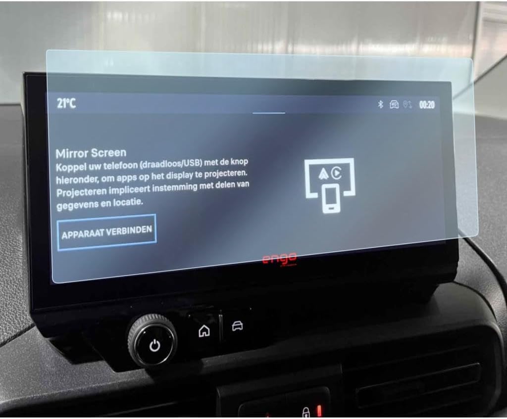 Toyota Proace City 10 İnç İle Uyumlu Ekran Koruyucu Multimedya Nano