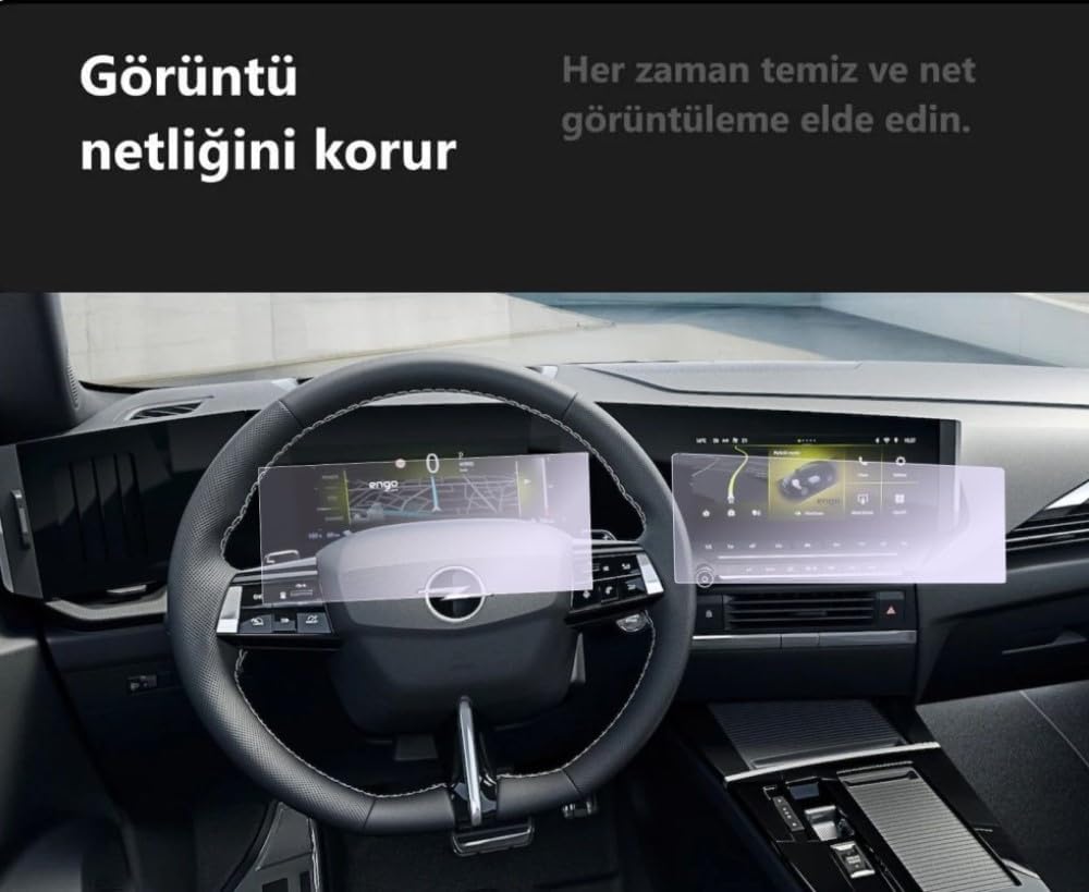 Opel Astra Elegance & Gs İle Uyumlu Ekran Koruyucu Multimedya Gösterge