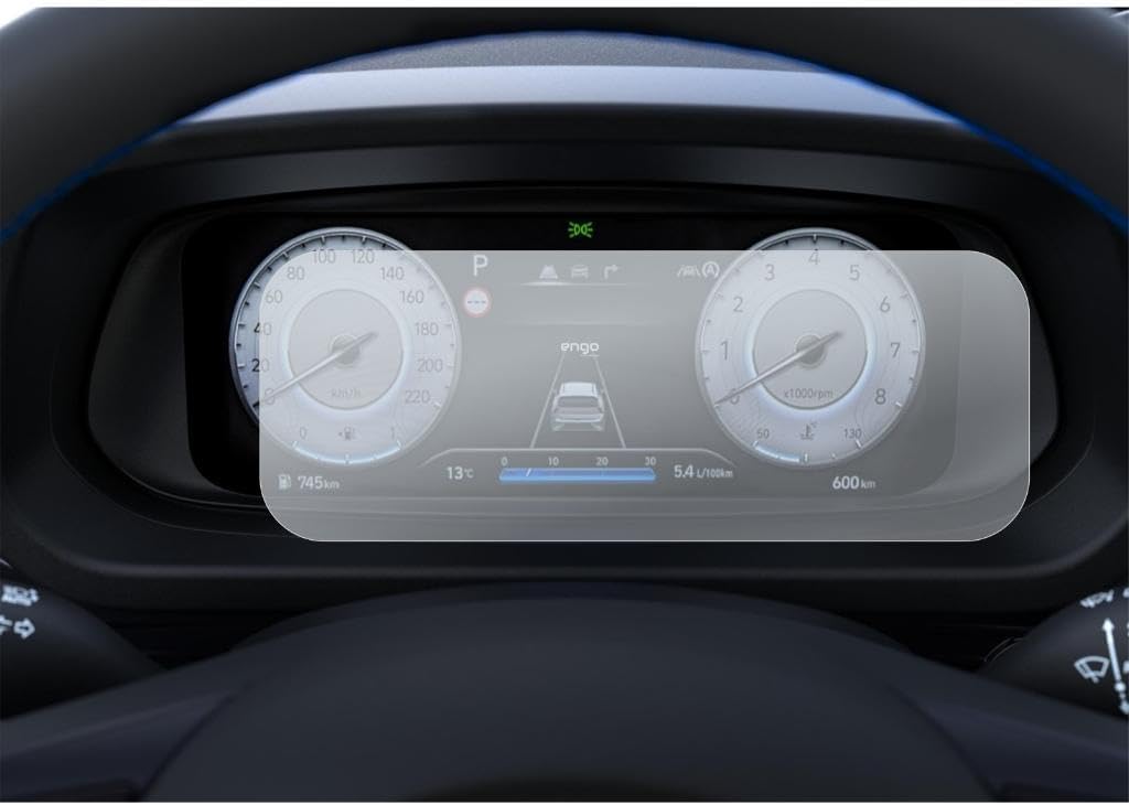 Hyundai Bayon 10.25 İnç İle Uyumlu Mat Ekran Koruyucu Dijital Gösterge