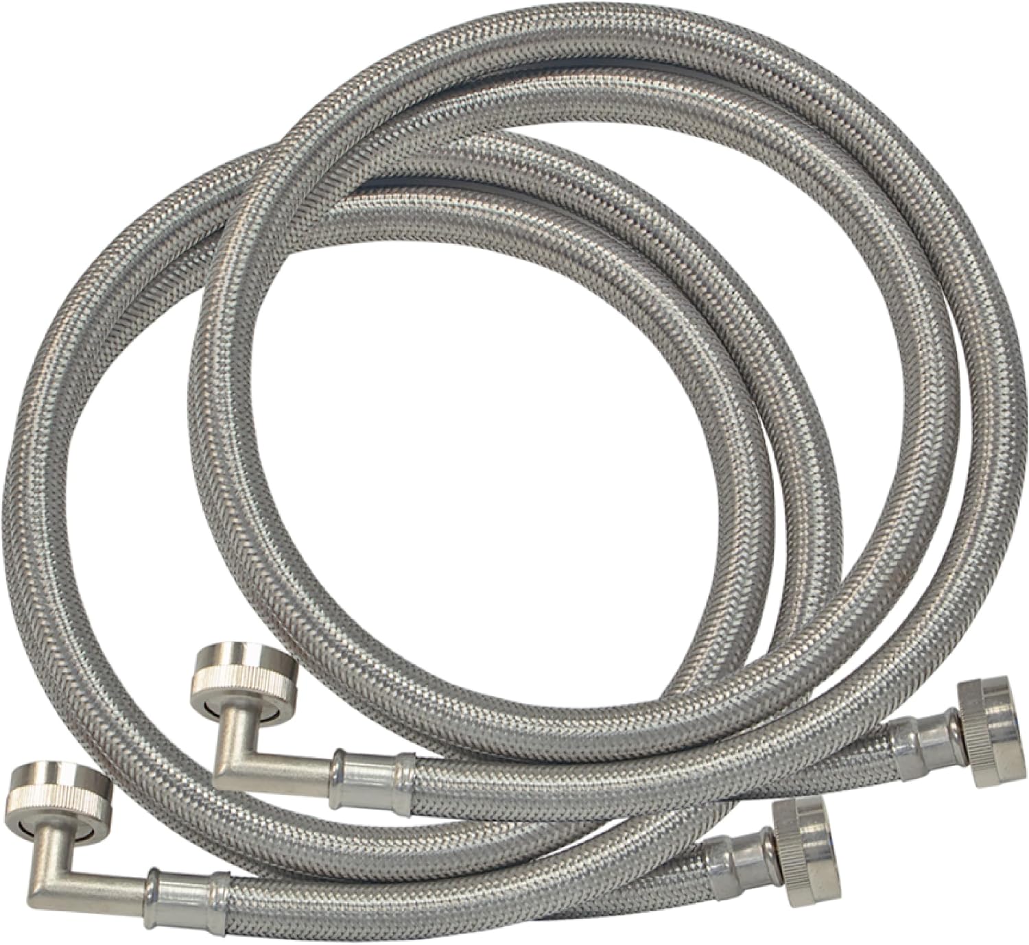 41066 SS çamaşır makinesi Hortum Boru yayı ile 90 derece 3/4 inç x 3/4 inç Skitasche
