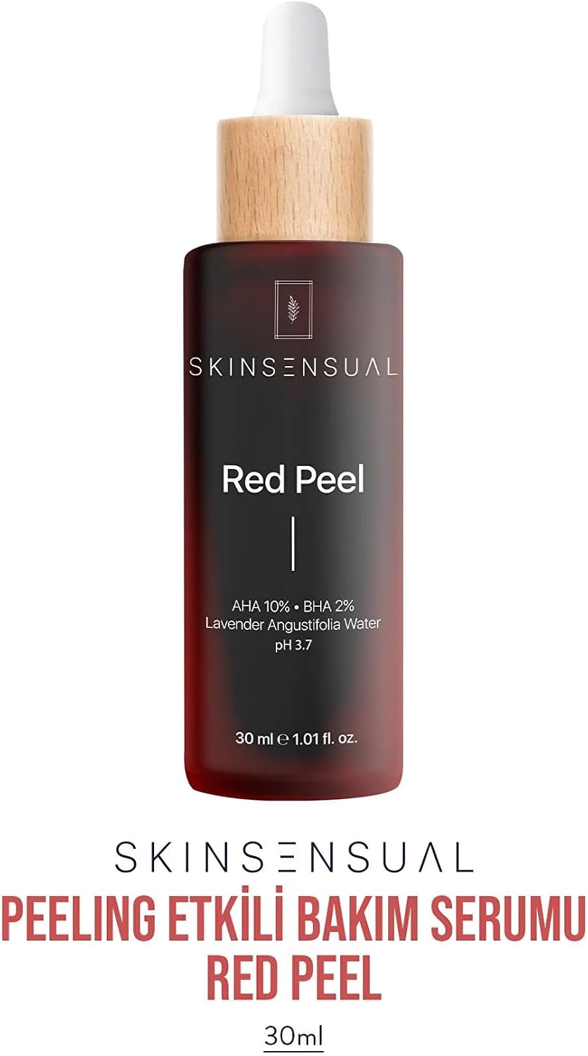 Red Peel Peeling Serumu 30 ml | AHA%10 & BHA%2 | Cilt Tonu Eşitlemeye ve Cildi Canlandırmaya Yardımcı | Kimyasal Peeling Serum