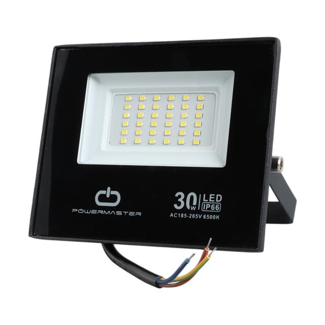 PM-22585 30 Watt - 220 Volt 6500K IP66 150* Işık Açısı Siyah Slim Kasa Led Projektör