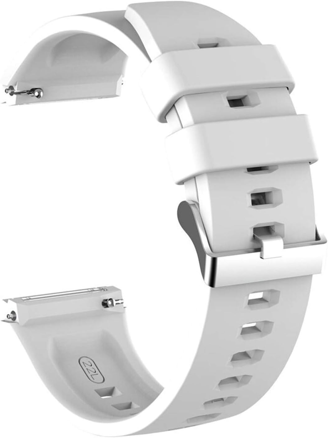 Huawei Watch GT 2e için Kordon, Silicone RapidBands Beyaz [Watch GT2e ile Uyumlu Kordon - Beyaz]
