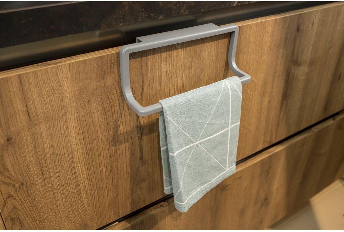 Mutfak Banyo Havlu Askısı-Gri M-B30-07