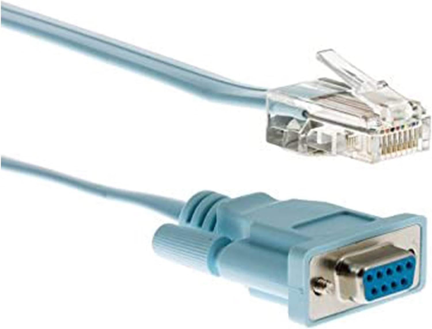 Cisco kablo Db9 To Rj45 Konsol Bağlantı Kablosu Cisco Switch Router için RJ45 Erkek 9 pin dişi konsol kablosu