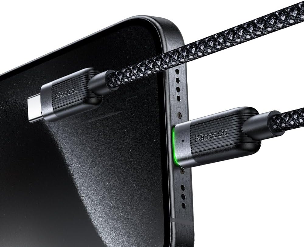 Ca-2000 60W Usb-C To Usb-C Manyetik Sarilabilir Kablo - 1.2 M, Siyah