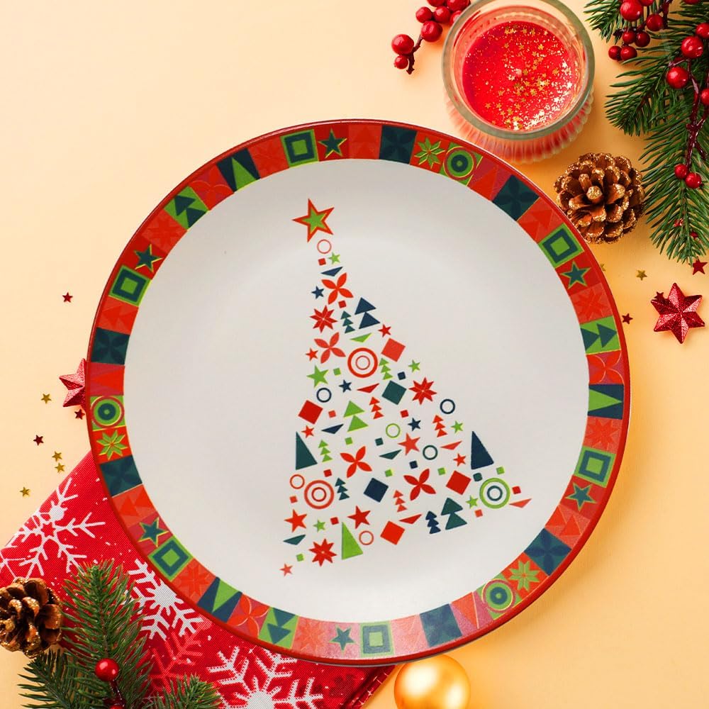 New Year Çam Servis Tabağı 26 Cm 21652