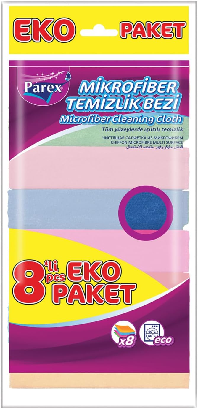 Mikrofiber Temizlik Bezi 8'li