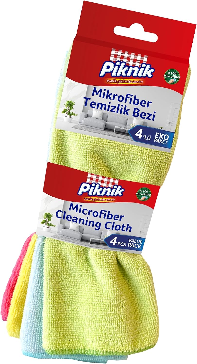 Mikrofiber Temizlik Bezi 4'lü