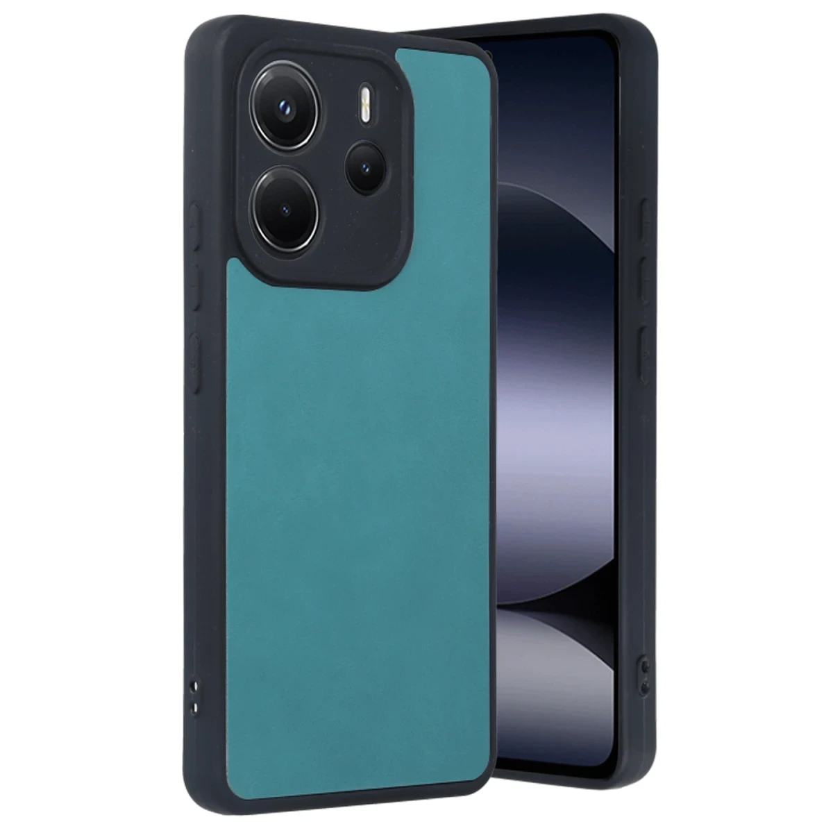 Xiaomi Redmi Note 14 4G Kılıf Aras Deri Kapak - Açık Yeşil
