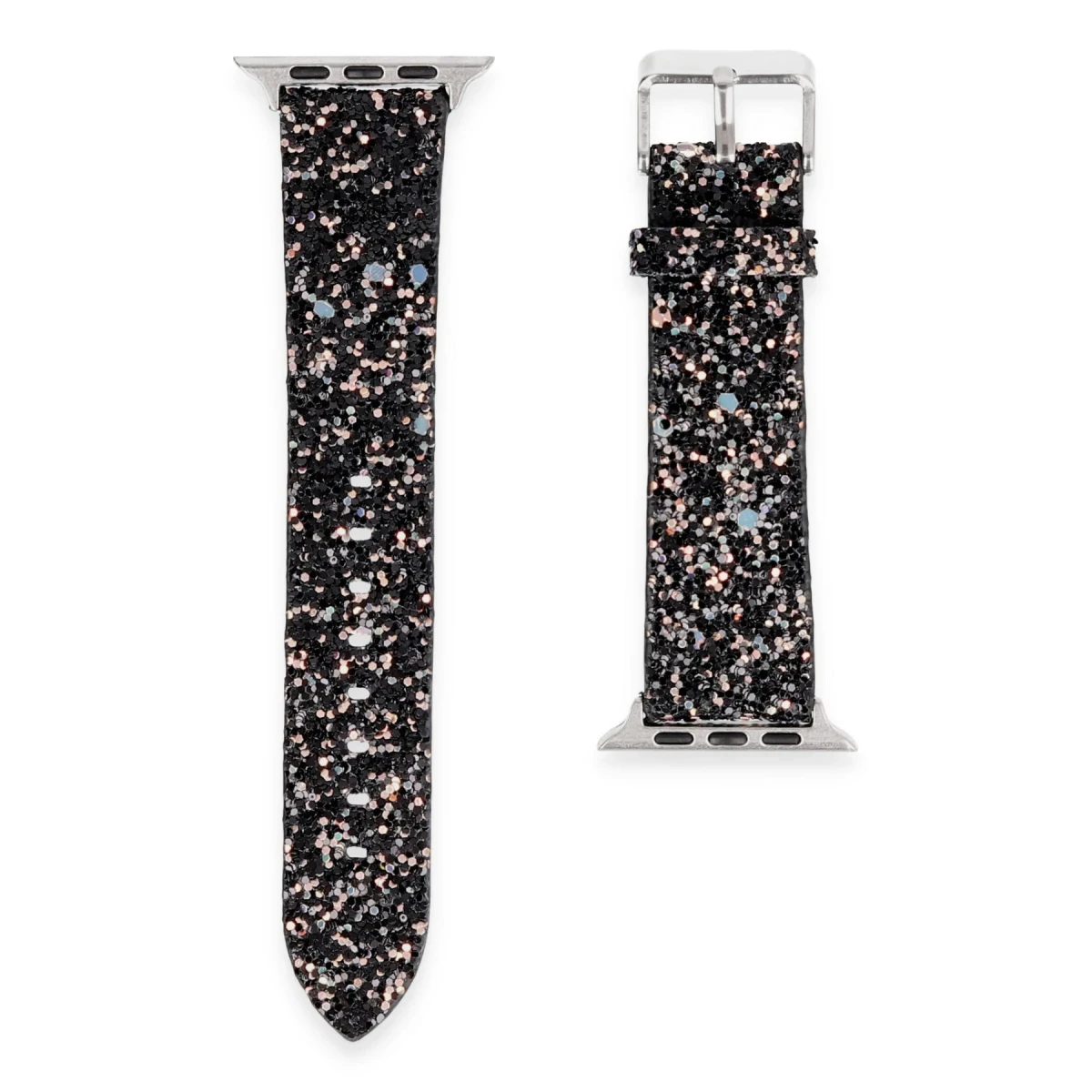 Apple Watch 38mm Starry Taşlı Kordon - Siyah
