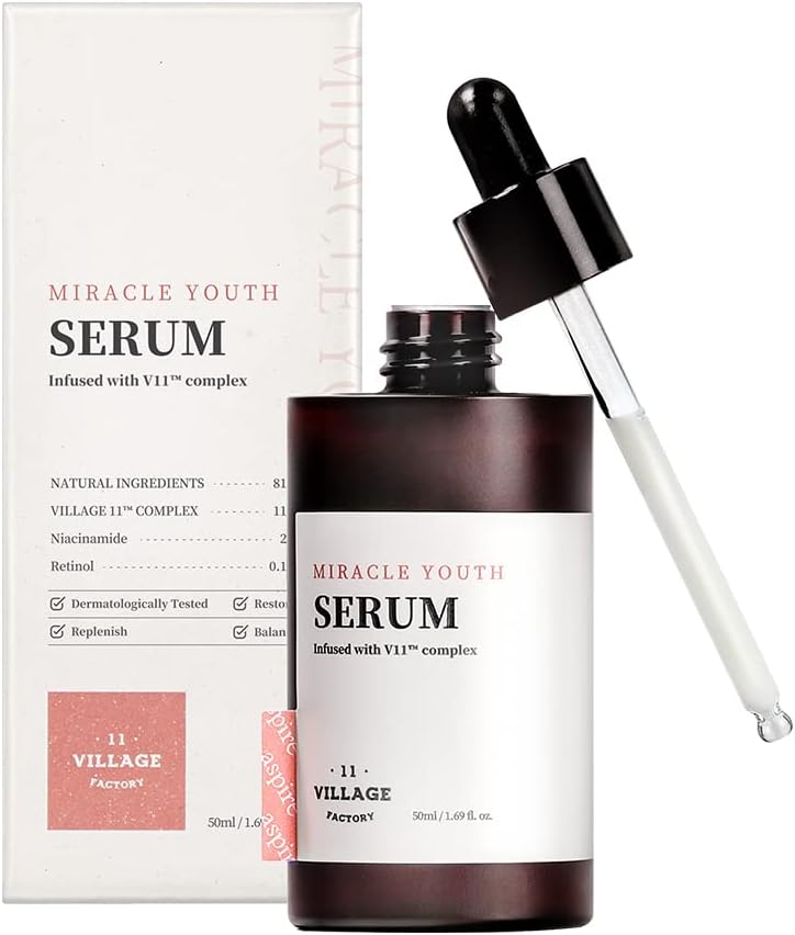 Village 11 Factory Miracle Youth Serum 50 ml – Vegan%0.1 Retinol & Niasinamid Serum