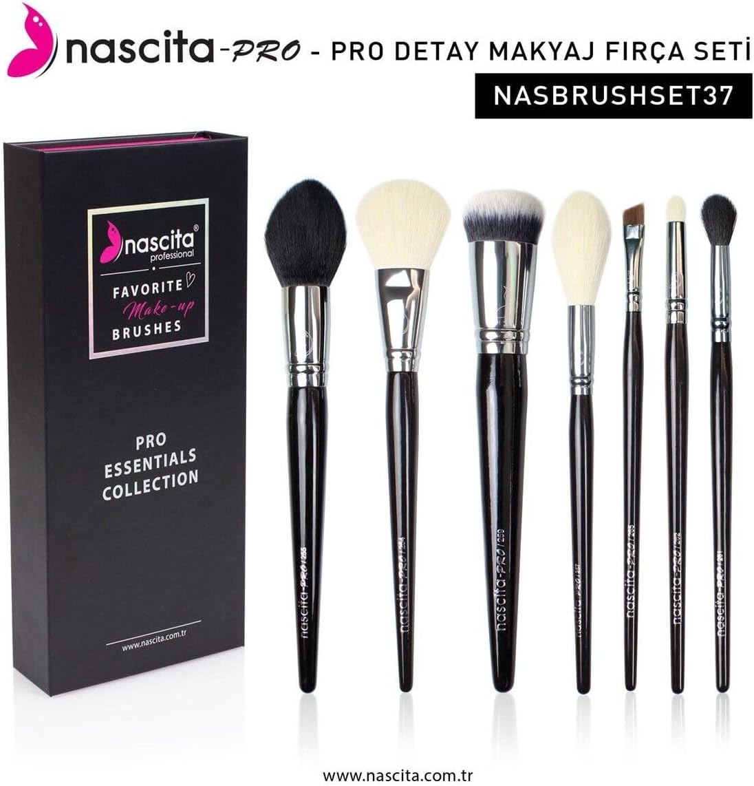 Pro Detay Makyaj Fırça Seti