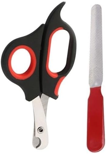 Evcil Hayvan Tırnak Makası Ve Törpü Seti Manikür Pedikür Pati Bakım Aleti Kaymaz Sap