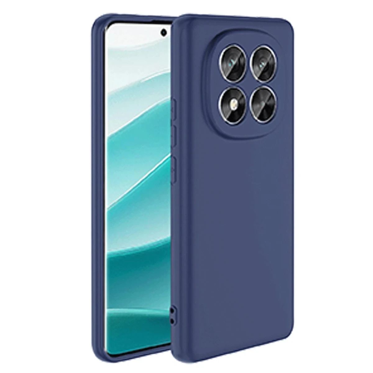 Xiaomi Redmi Note 14 Pro 5G Kılıf Nano içi Kadife Silikon - Lacivert