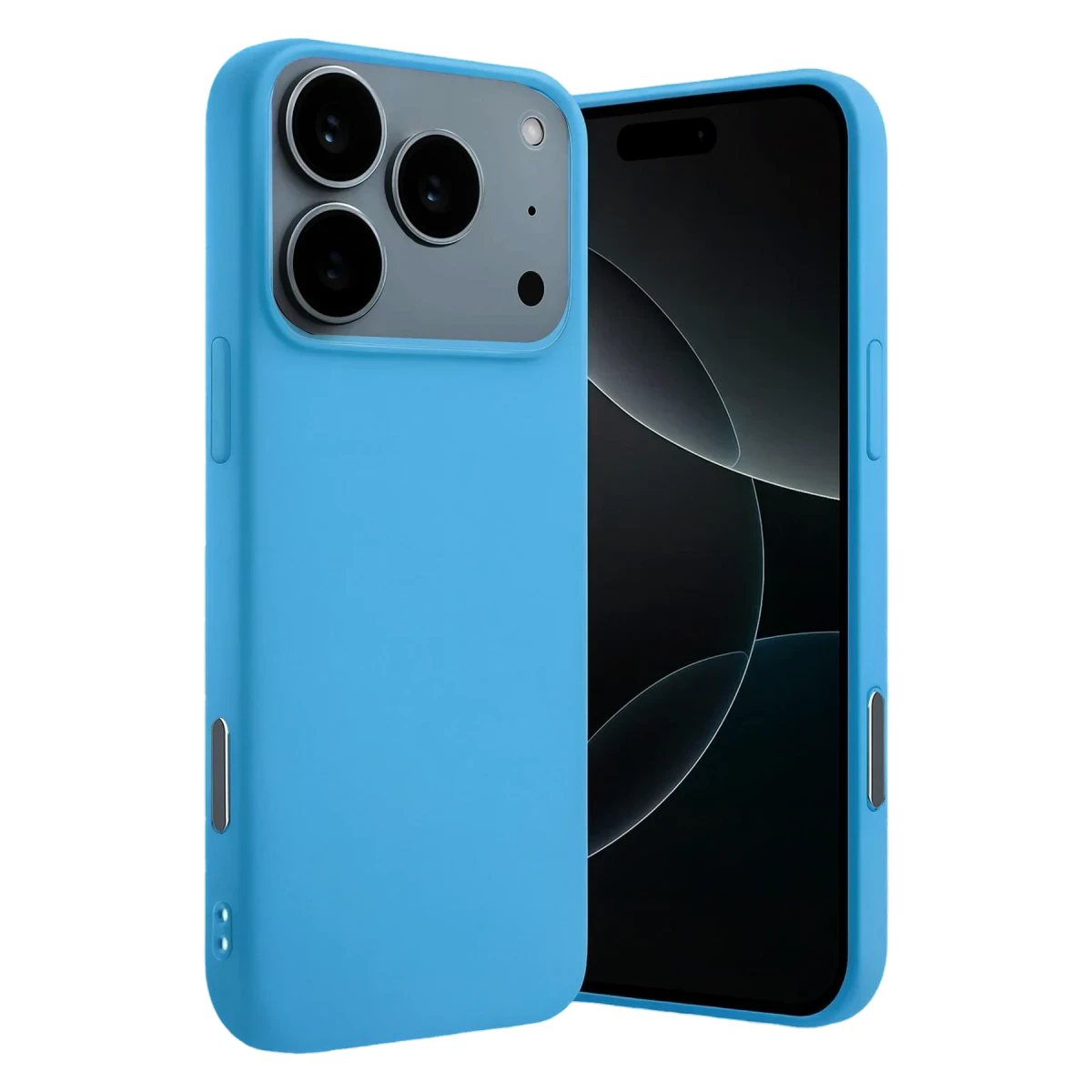 Apple iPhone 17 Pro Nano içi Kadife Silikon - Mavi