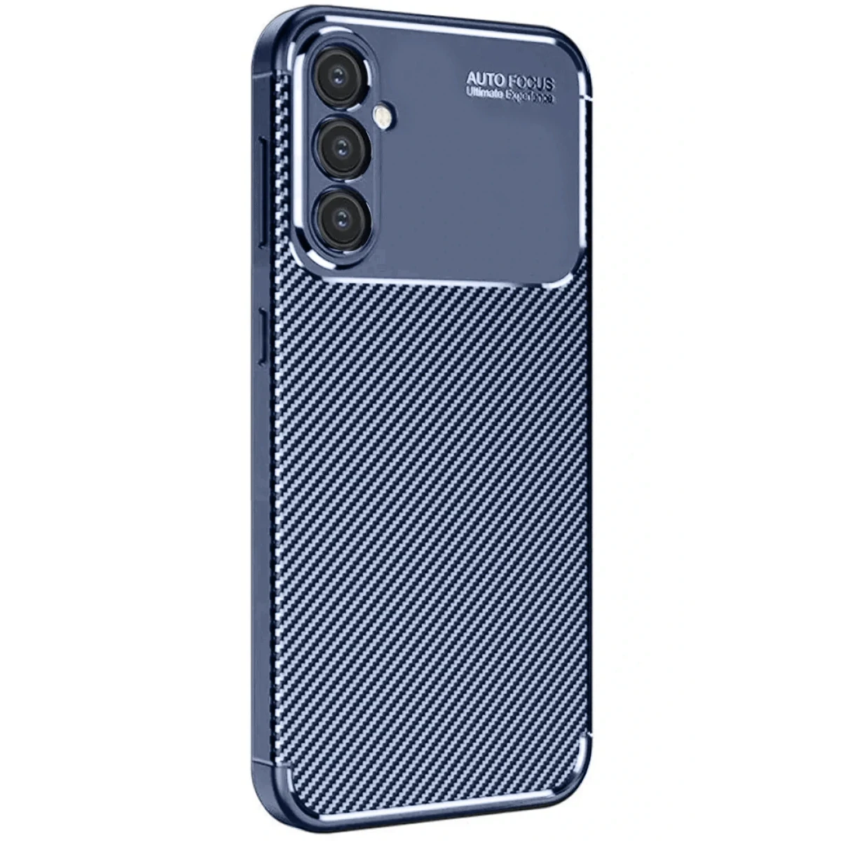 Samsung Galaxy A26 Kılıf Auto Focus Karbon Kapak - Lacivert