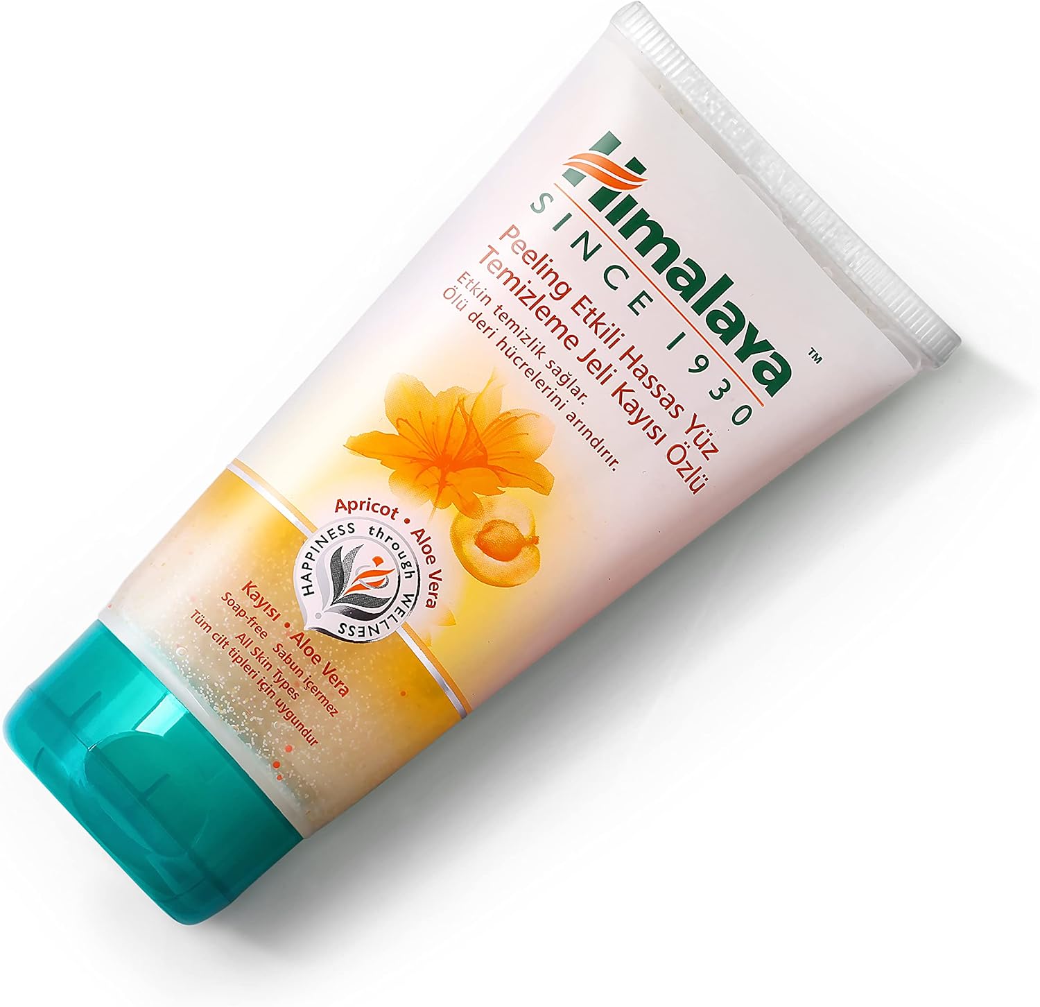 Since 1930 Peeling Etkili Hassas Yüz Temizleme Jeli, Kayısı, Aloe Vera, Parabensiz, Tüm Ciltler, 150 ml
