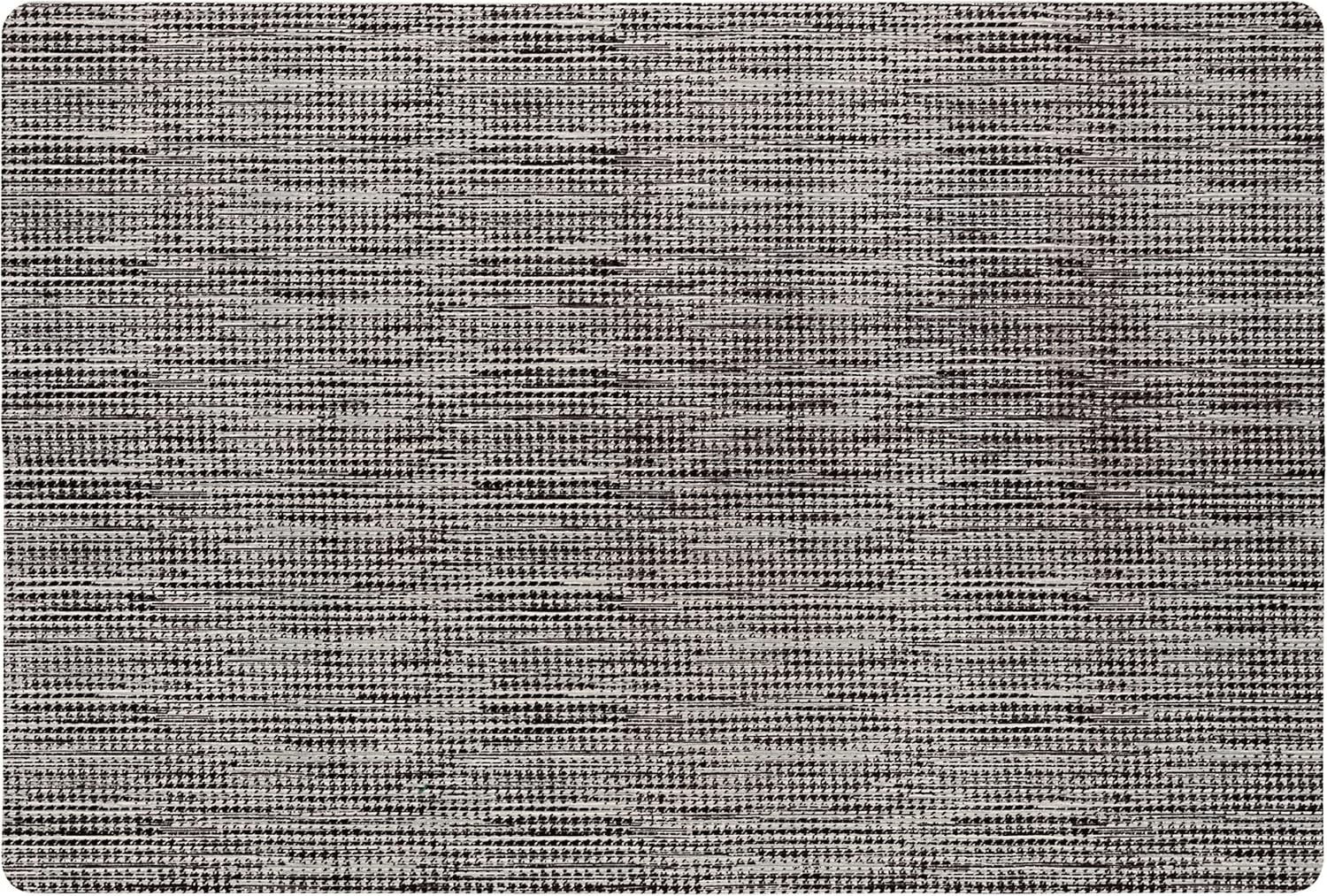 SoHome Ultra İnce İç Mekan Kapı Paspası Mutfak Paspası, Düşük Profilli Lekeye Dayanıklı Kaymaz Tasarım, Makinede Yıkanabilir, 24" x 35", Gri